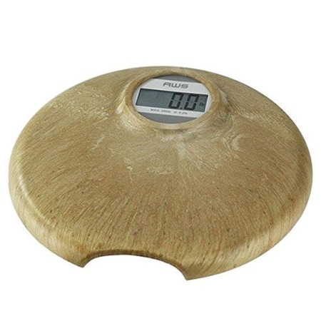 American Weigh Scales American Weigh Scales 396TERA Faux Marble Digital Personal Bathroom Scale with Battery 396TERA